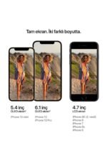 Apple iPhone 12 128 GB Beyaz Cep Telefonu Aksesuarsız Kutu (Apple Türkiye Garantili)