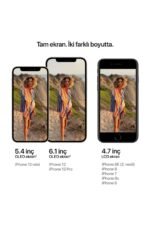 Apple iPhone 12 64 GB Beyaz Cep Telefonu Aksesuarsız Kutu (Apple Türkiye Garantili)